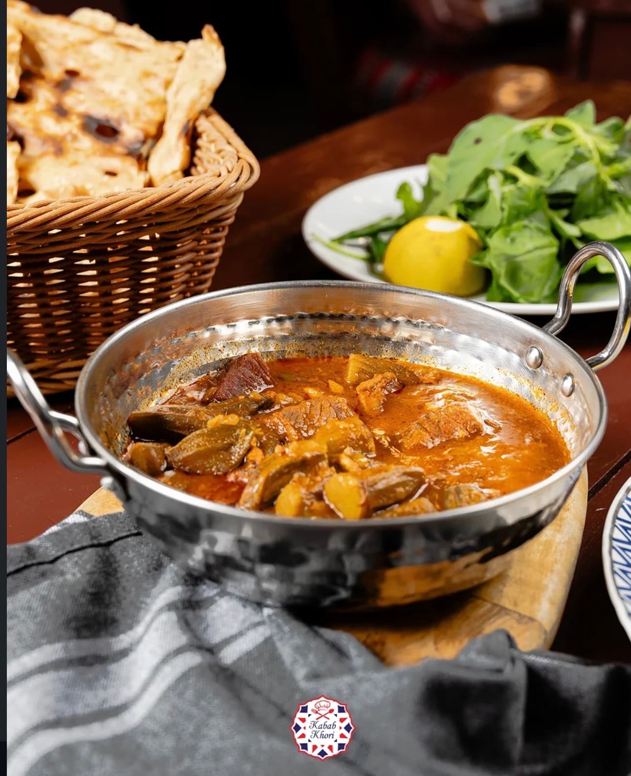 Delicious Khori Special Kabab with charcoal grill in Dubai